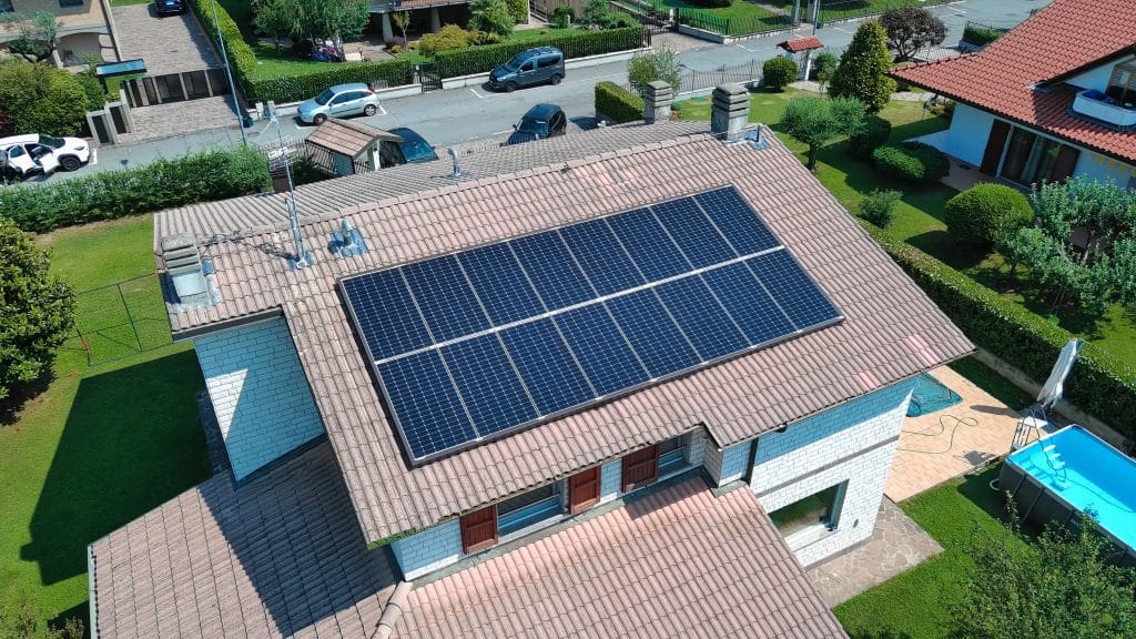 Impianto fotovoltaico da 6,24 kW su abitazione realizzato da SPL Energetica