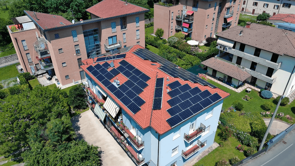 Impianto fotovoltaico condominiale SPL Energetica